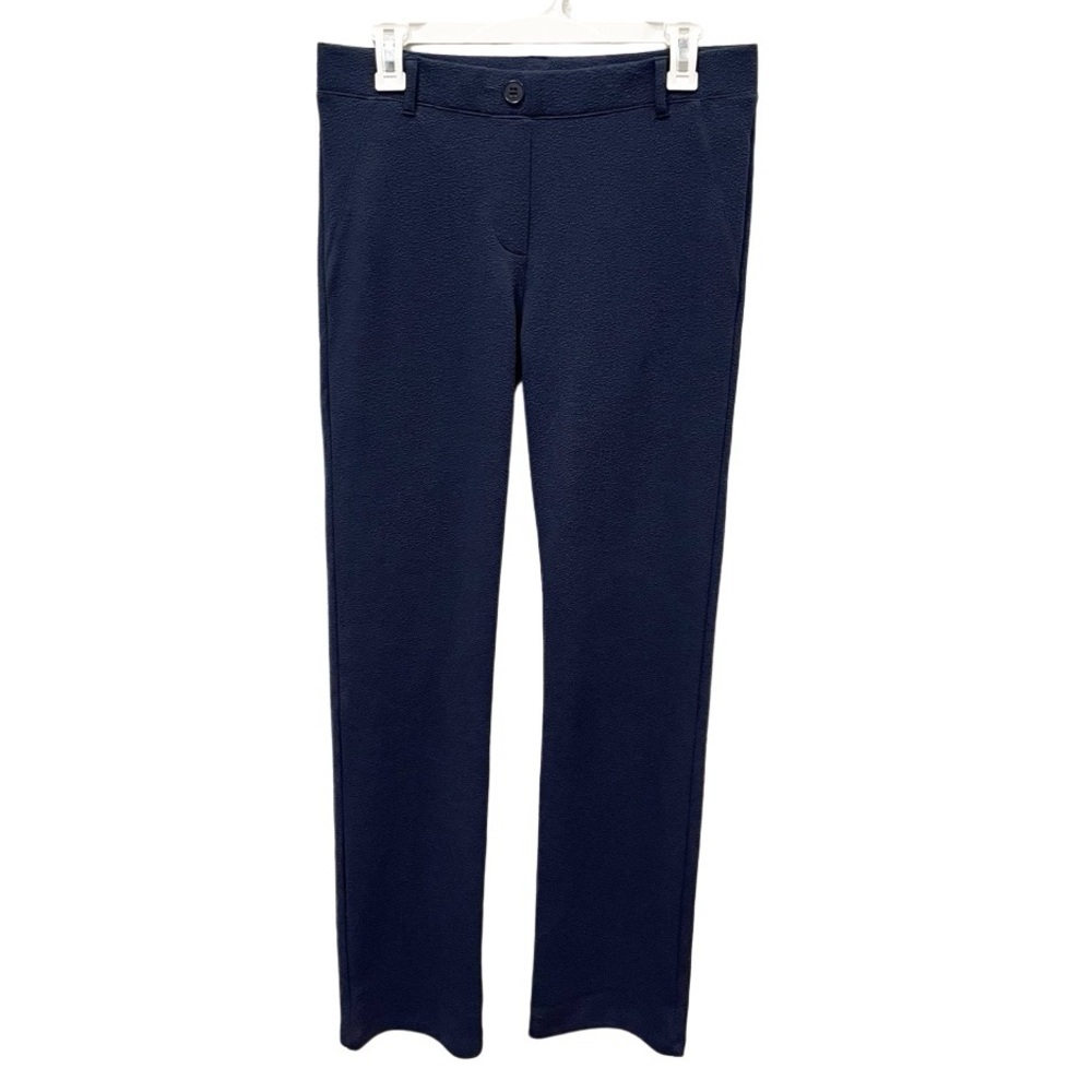Navy Straight-Leg Women's Pants